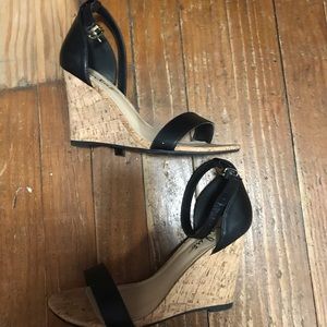 Cork wedge sandals